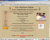 Internetseite Berliner-Möpse-Projekt